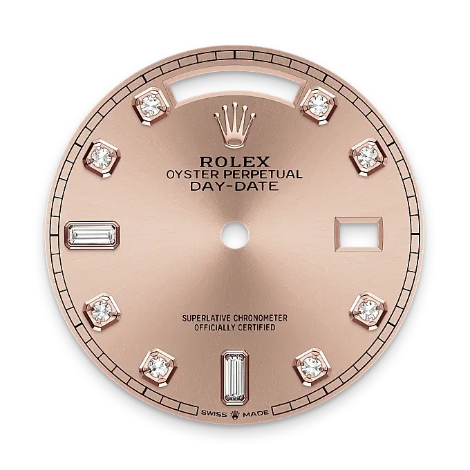 Rolex Day-Date in 18 ct Everose gold, M128235-0009 - Chung Fatt Kee