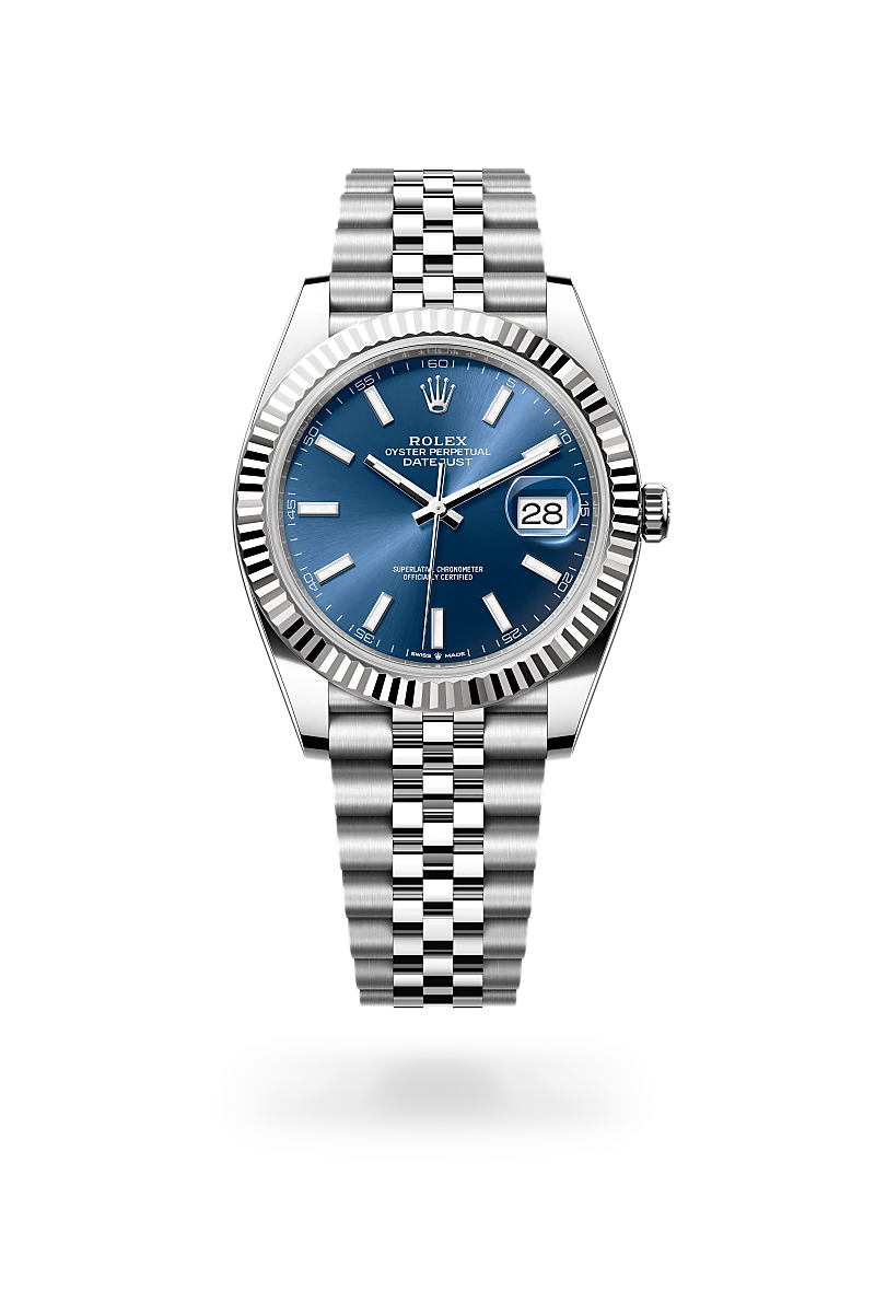 Rolex Datejust in White Rolesor - combination of Oystersteel and white gold, M126334-0002 - Chung Fatt Kee