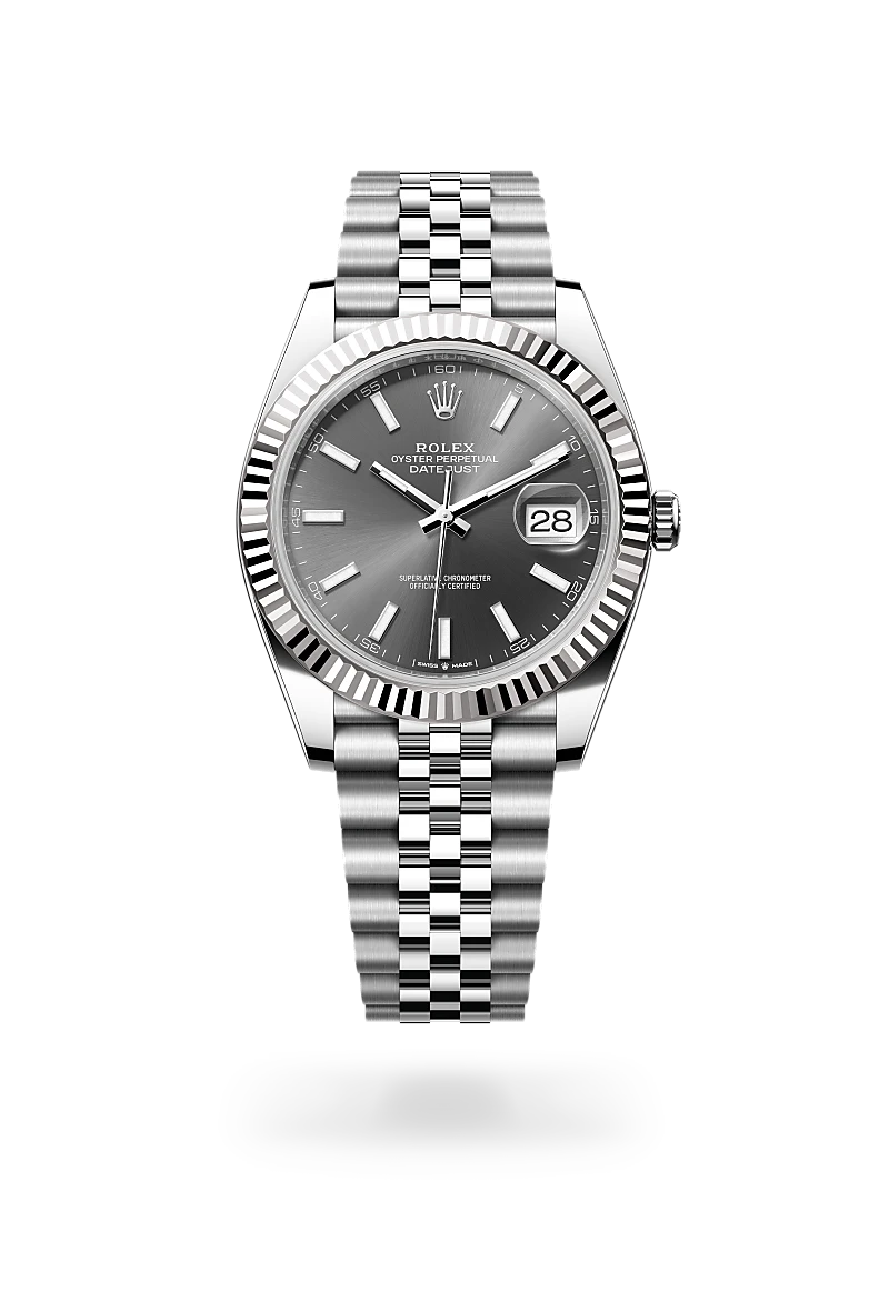 Rolex Datejust in White Rolesor - combination of Oystersteel and white gold, M126334-0014 - Chung Fatt Kee