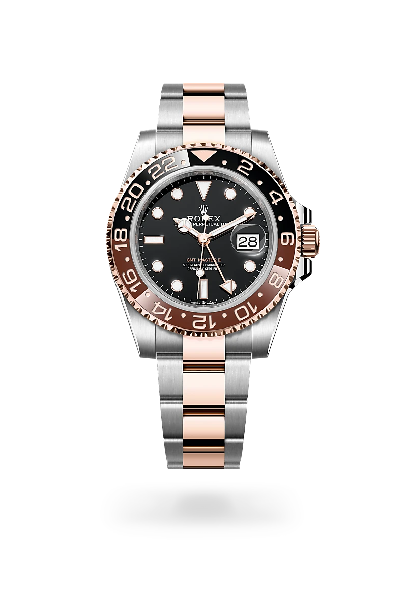 Rolex GMT-Master II in Everose Rolesor - combination of Oystersteel and Everose gold, M126711CHNR-0002 - Chung Fatt Kee