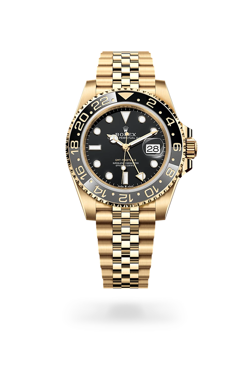 Rolex GMT-Master II in 18 ct yellow gold, M126718GRNR-0001 - Chung Fatt Kee
