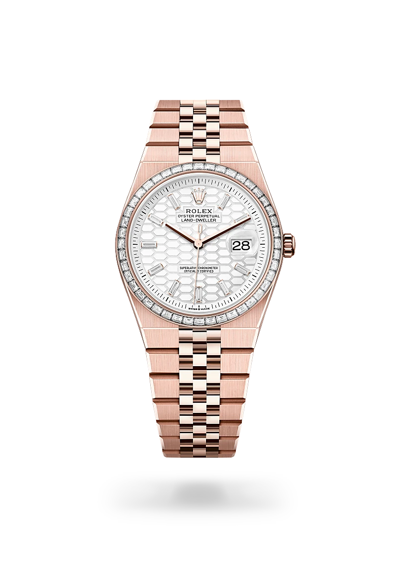 Rolex Land-Dweller in 18 ct Everose gold, M127285TBR-0002 - Chung Fatt Kee