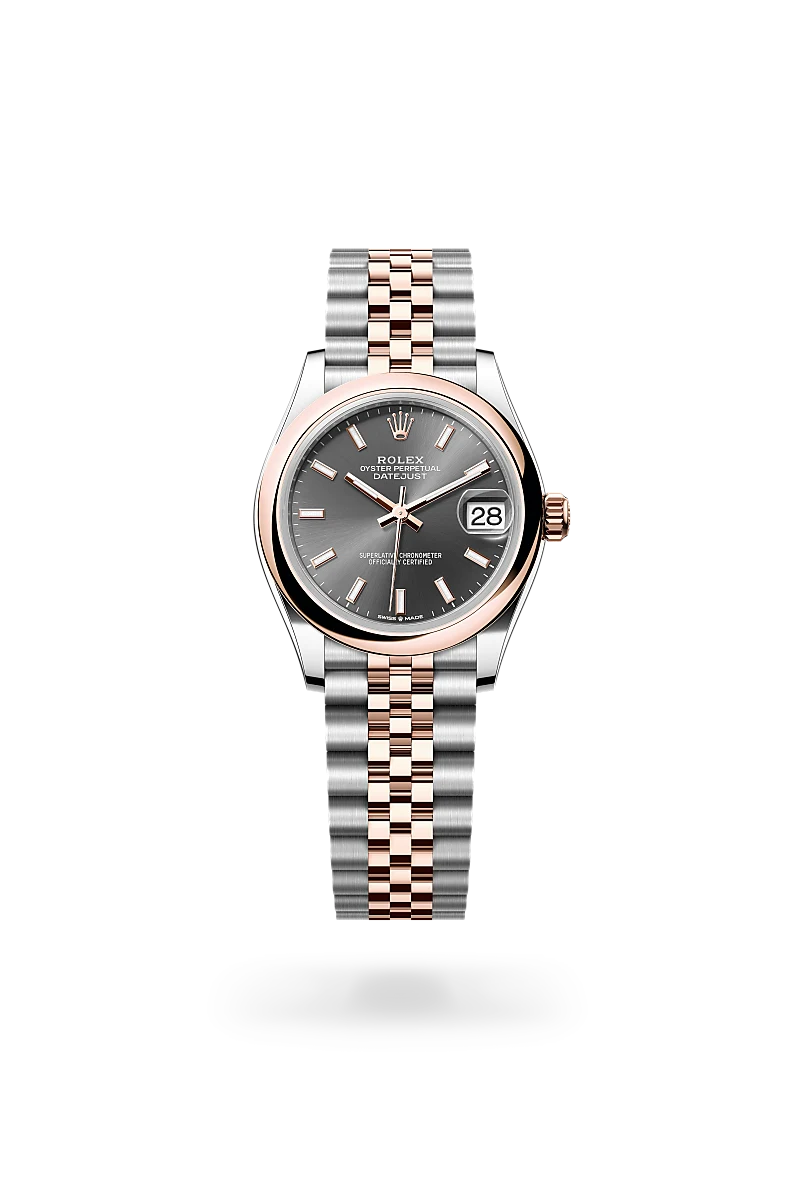 Rolex Datejust in Everose Rolesor - combination of Oystersteel and Everose gold, M278241-0018 - Chung Fatt Kee