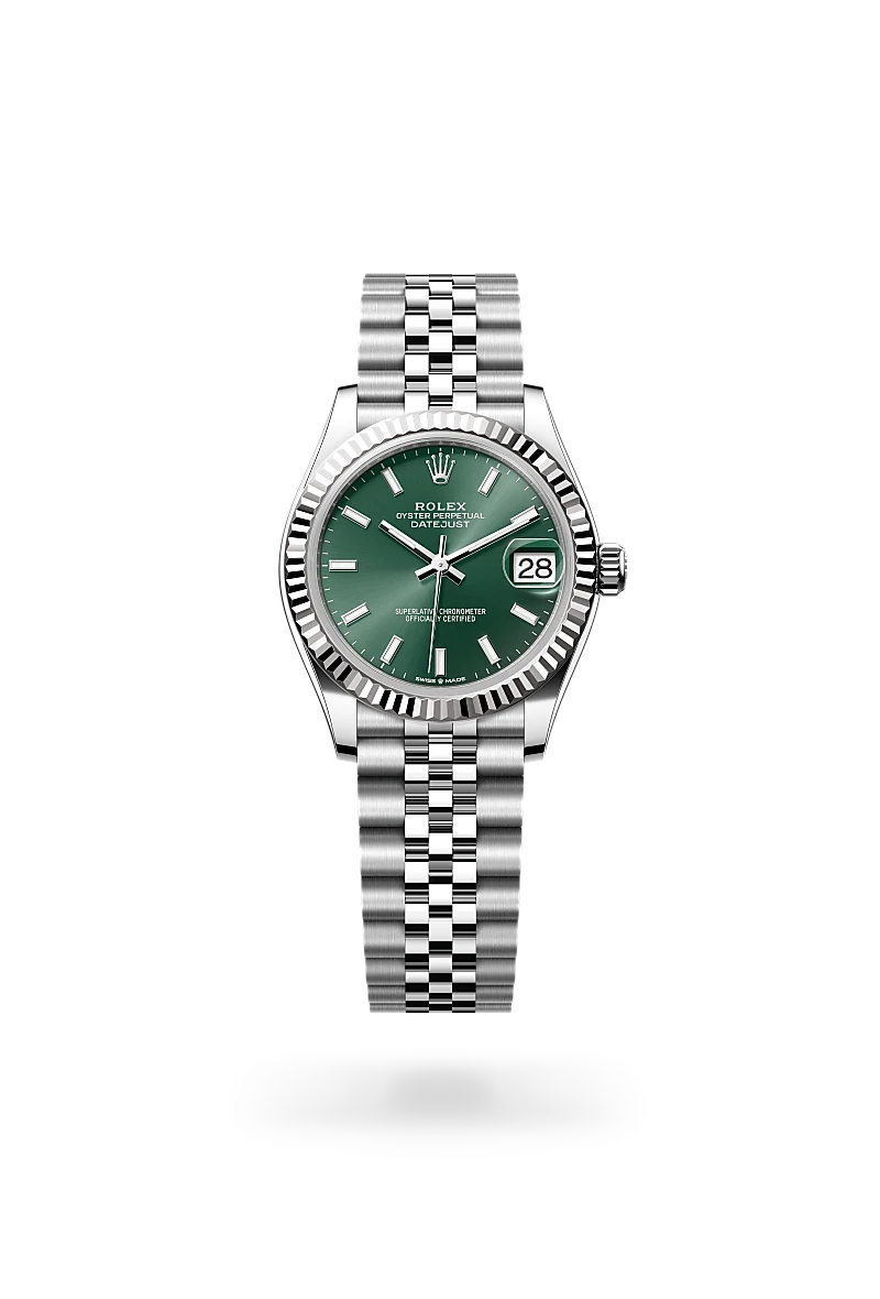 Rolex Datejust in White Rolesor - combination of Oystersteel and white gold, M278274-0018 - Chung Fatt Kee