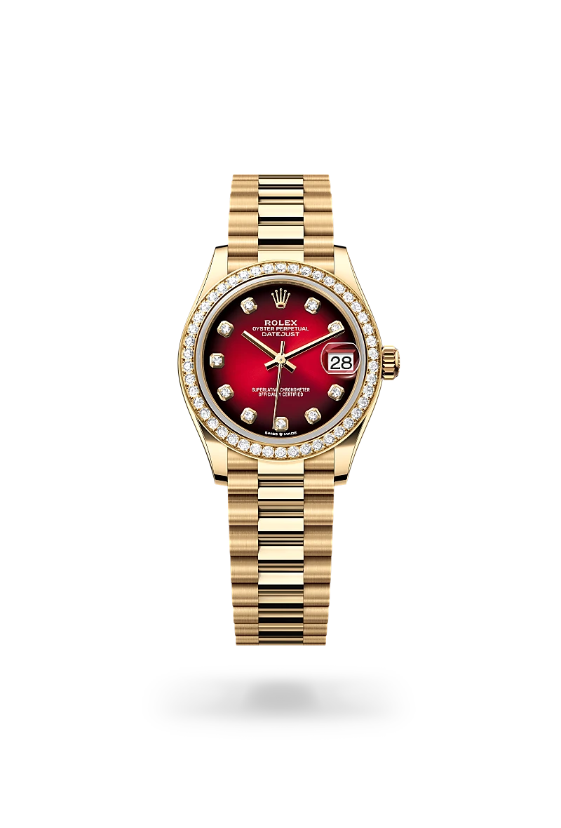 Rolex Datejust in 18 ct yellow gold, M278288RBR-0041 - Chung Fatt Kee