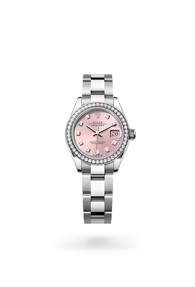 Rolex Lady-Datejust in White Rolesor - combination of Oystersteel and white gold, M279384RBR-0004 - Chung Fatt Kee