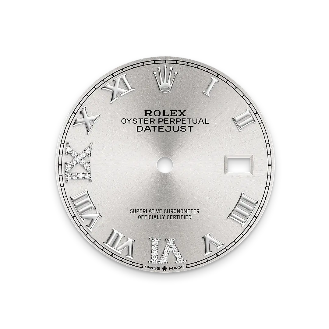 Rolex Datejust in White Rolesor - combination of Oystersteel and white gold, M126284RBR-0021 - Chung Fatt Kee