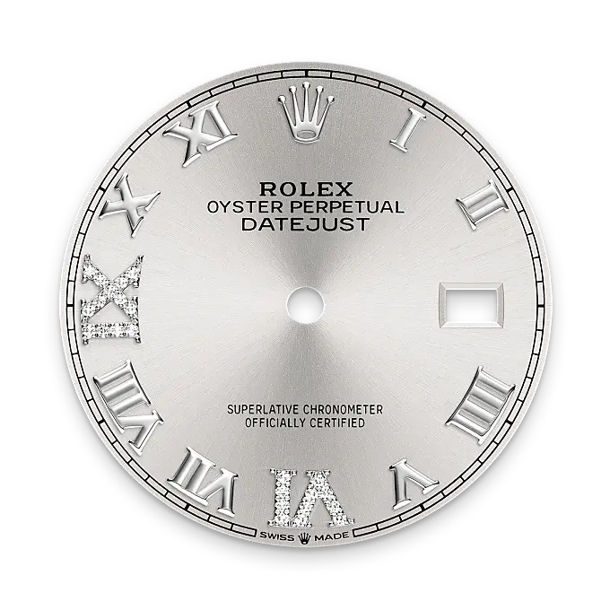 Rolex Datejust in White Rolesor - combination of Oystersteel and white gold, M126284RBR-0021 - Chung Fatt Kee