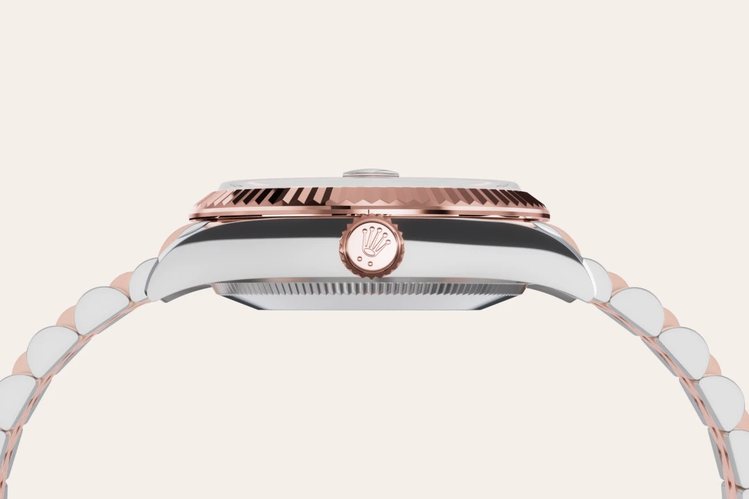 Rolex Datejust in Everose Rolesor - combination of Oystersteel and Everose gold, M278271-0006 - Chung Fatt Kee