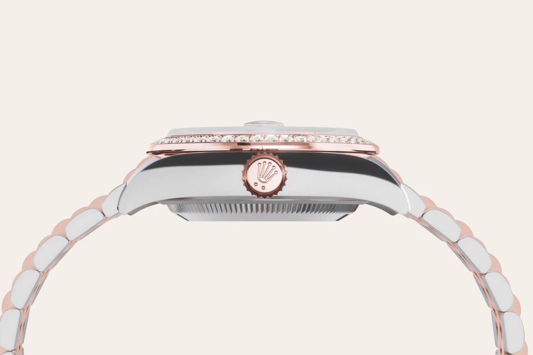 Rolex Lady-Datejust in Everose Rolesor - combination of Oystersteel and Everose gold, M279381RBR-0013 - Chung Fatt Kee