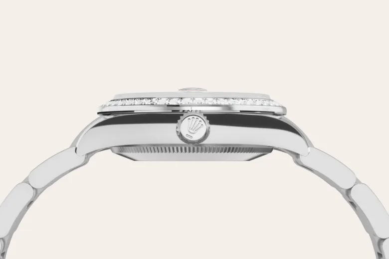 Rolex Datejust in White Rolesor - combination of Oystersteel and white gold, M278384RBR-0009 - Chung Fatt Kee