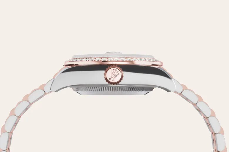 Rolex Lady-Datejust in Everose Rolesor - combination of Oystersteel and Everose gold, M279381RBR-0013 - Chung Fatt Kee