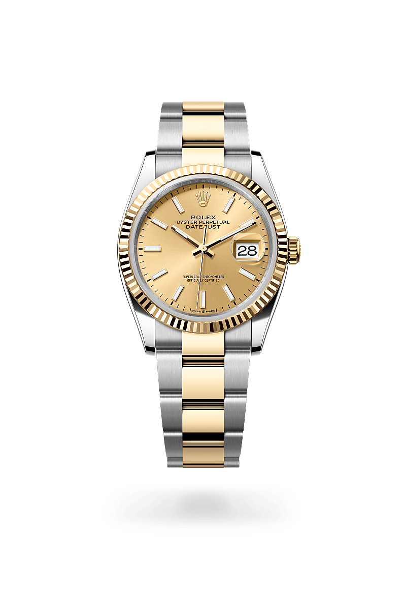 Rolex Datejust 36 Yellow Rolesor, M126233-0016 - Chung Fatt Kee