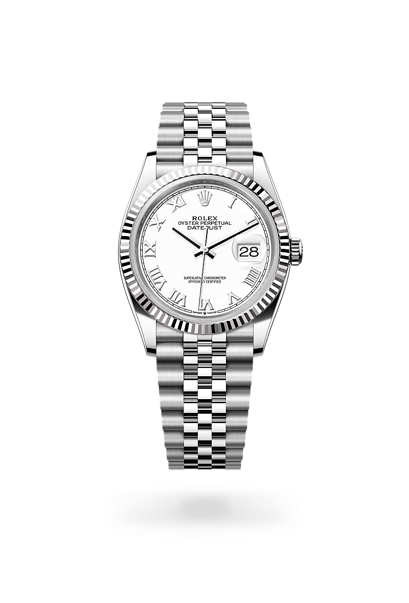 Rolex Datejust 36 White Rolesor, M126234-0025 - Chung Fatt Kee